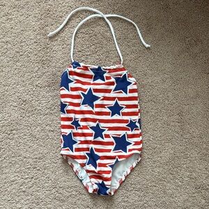 Patriotic Star and Stripe Swimsuit